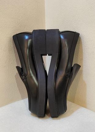 Женские кожаные лоферы 4