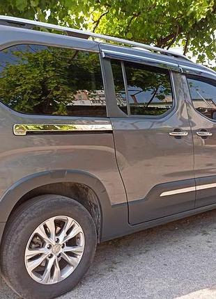 Молдинги раздвижной двери нержавеющая сталь (2 шт.) для opel combo 2019- гг
