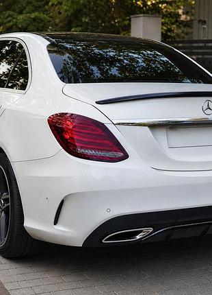 Спойлер dpt v-1 (под покраску) для mercedes c-сlass w205 2014-2021 гг