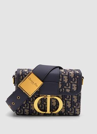 💎 christian dior 30 montaigne bag blue/beige