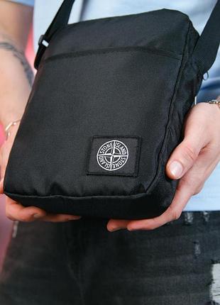 Барсетка stone island 1000d чорна 4