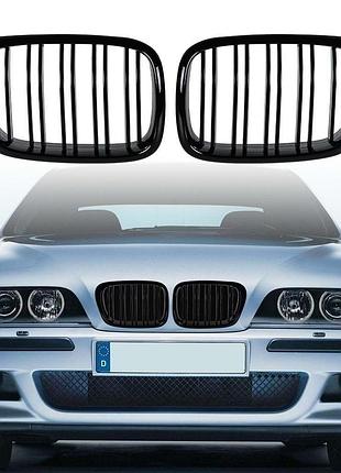 Ніздрі m-look (2000-2003, чорний глянець) для bmw 5 серія e39 рр