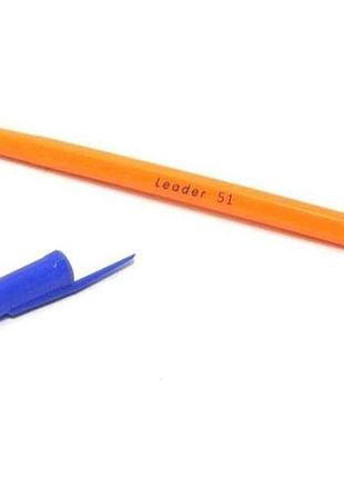 Ручка шариковая синий lr-51 тм leader