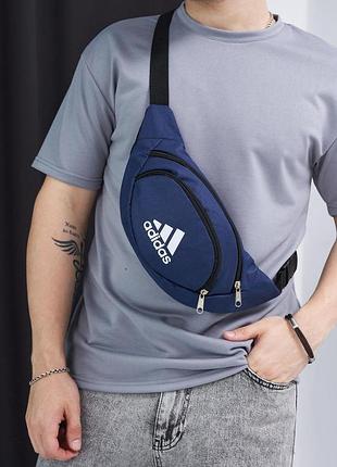 Бананка adidas синя #
