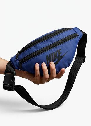 Бананка nike синя, чорне лого (арка) # 2
