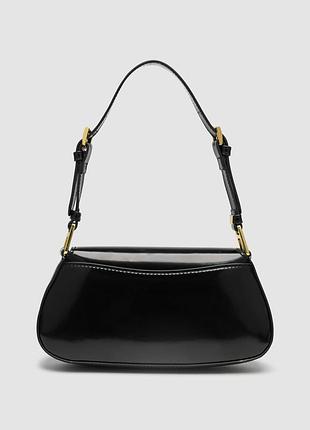 💎 prada patent leather shoulder bag black 2