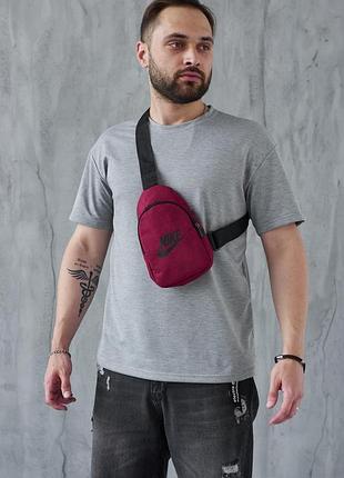 Слинг nike червоний меланж #