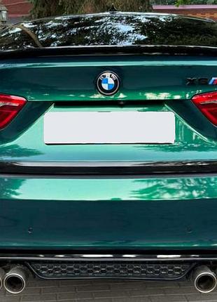 Спойлер dpt (черный глянец) для bmw x6 f16 2014-2019 гг