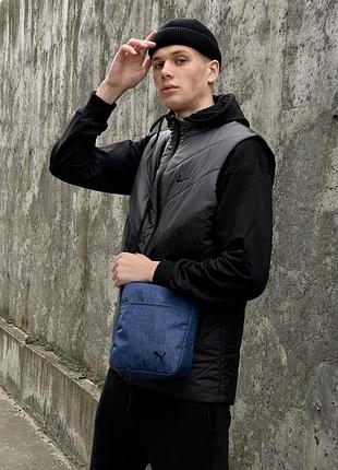 Борсетка puma синий меланж # 6