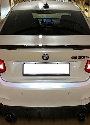 Спойлер m4-style (для f22, черный глянец) для bmw 2 серия f22/f23 2014-2021 гг