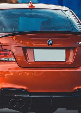Спойлер p-style (для e82, черный глянец) для bmw 1 серия e81/e82/e87/e88 2004-2011 гг