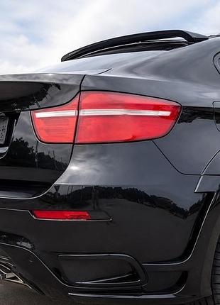 Спойлер на крышу (черный глянец) для bmw x6 e71 2008–2014 гг