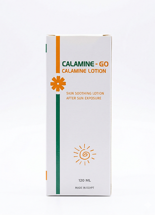 Лосьйон каламін calamine-go 120 мл з єгипту 120 мл. засіб на основі білої глини