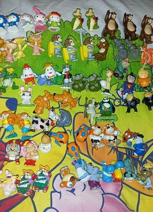 Велика колекція іграшок кіндер сюрприз (kinder surprise) 90-ті, 2000-ні, hello kitty, шрек!