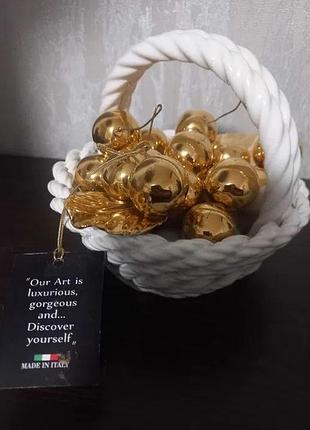 Эксклюзивная позолоченная керамика ceramiche d'arte f.l. orgia (made in italy)