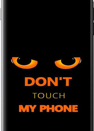 Чехол на iphone 8 plus don't touch the phone из силикона fch_0156767
