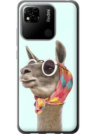 Чехол на xiaomi redmi 9c модная лама из силикона fch_0162085