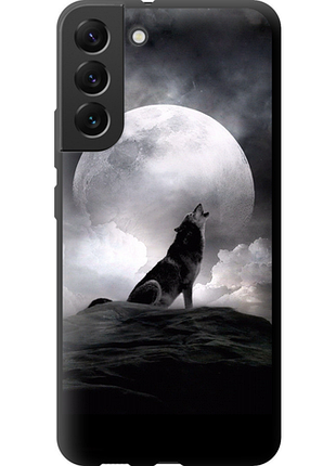 Чехол на samsung galaxy s22 plus воющий волк tpu fch_0175407