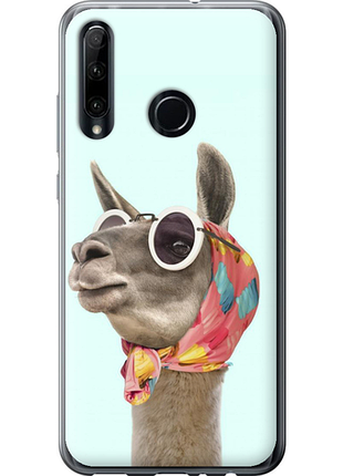 Чехол на huawei honor 10i модная лама из силикона fch_0175639