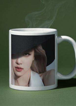 Кружка роза rosé пак чейон блек пінк black pink (31321)