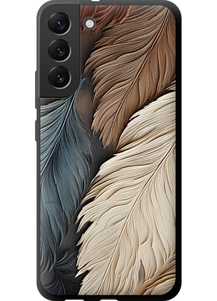 Чехол на samsung galaxy s22 plus листья в стиле бохо tpu fch_0175500