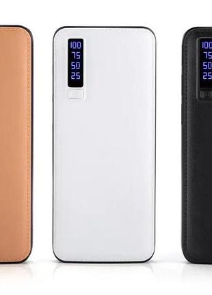 Портативный аккумулятор power bank 50000 mah smart tech ∙ внешний аккумулятор smart tech 50000 mah с led фонариком