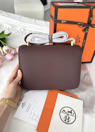Hermes constance chocolate gold 2