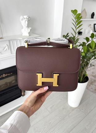 Hermes constance chocolate gold 4