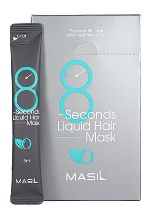 Маска для відновлення та об'єму волосся masil 8 seconds salon liquid hair mask 8 мл daily skin care