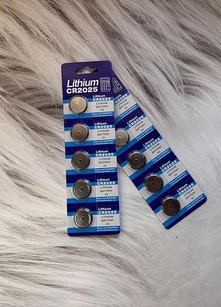 Батарейки lithium cr2025 3v (таблетка)