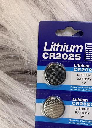 Батарейки lithium cr2025 3v (таблетка) 3