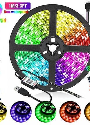 Светодиодная лента 5 метров с bluetooth led 5050