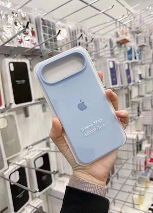 Чехол силиконовый для iphone 17 pro противоударный cornflower аксессуар для защиты телефона 5