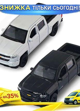 Ku автомодель chevrolet silverado universal fit 2017 металлический внедорожник для детей от 3 лет игру uni2l_k