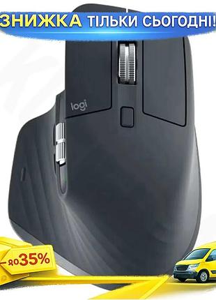 Ku бездротова миша logitech universal fit mx master 3s graphite оптична 8000 dpi для роботи та навчанн uni2l_k