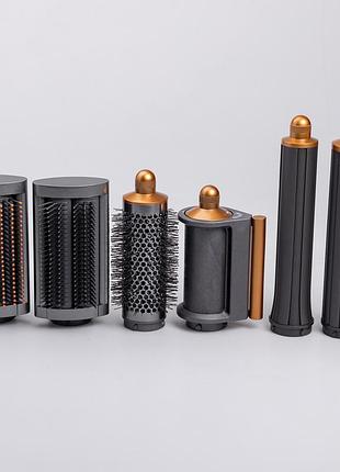 Ku мультисталер для волос universal fit airwrap complete long 6 синий насадок для укладки волос стайле uni2l_k 3