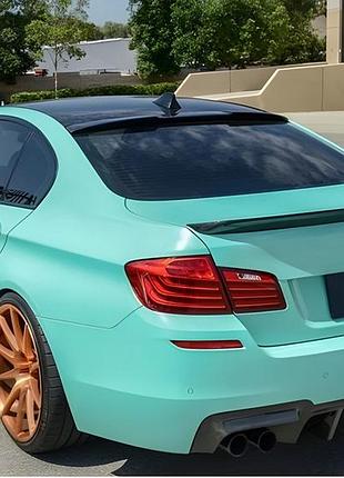 Задний спойлер m4-style v2 (для f10, черный глянец) для bmw 5 серия f10/f11 2010–2016 гг