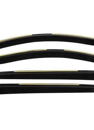 Вітровики вставні niken luxury (sportback, 4 шт) для ауди a3 2012-2020 рр