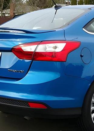Задний спойлер dpt (2015-2017, под покраску) для ford focus iii