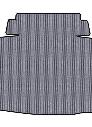Резиновый коврик в багажник carsuit (sd, серый) для nissan almera n16 2000-2006 гг