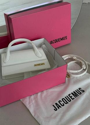 Jacquemus le chiquito long leather top white 4
