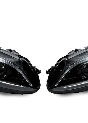 Передние фары full led (версия led, комплект 2 шт.) для mercedes c-сlass w205 2014-2021 гг