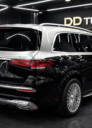 Задний бампер с диффузором maybach gls600 для mercedes gls x167 2019- гг