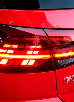 Задние led фонари (2012-2017, 2 шт) для volkswagen golf 7/e-golf