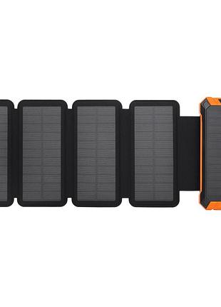 Повербанк квант wsc33/4 с солнечными панелями, 20000mah, 4 панели, быстрая зарядка