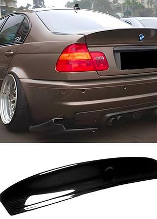Спойлер csl-style v1 (для sd, черный глянец) для bmw 3 серия e46 1998-2006 гг