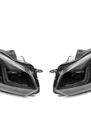 Передние фары golf 7 style black (2 шт) для volkswagen golf 6 2008-2014 гг