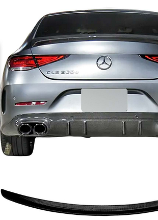 Спойлер dpt (черный глянец) для mercedes cls c257 2018- гг