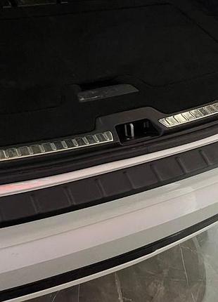Накладка на задний бампер eurocap (abs) для volvo xc90 2015- гг