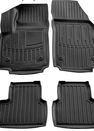 Резиновые коврики stingray 3d (4 шт) для opel meriva 2010-2017 гг